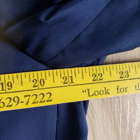 English Laundry 2Pc Suit Men’s 42R 35W Navy Blue 2-Piece Modern Fit Blazer Pants - Picture 7 of 14